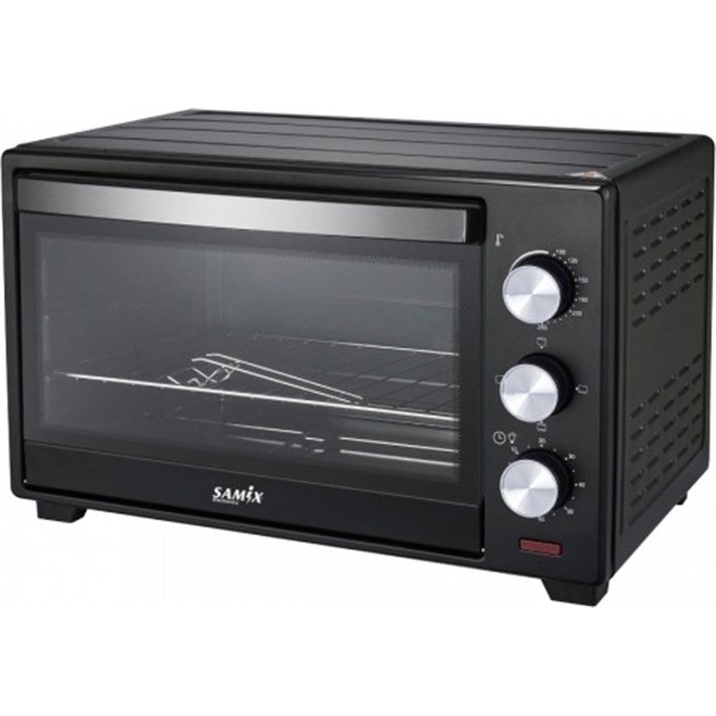 فرن كهرباء سامكس SNK-A30A3-L سعة 30 لتر قوة 1600 واط أسود