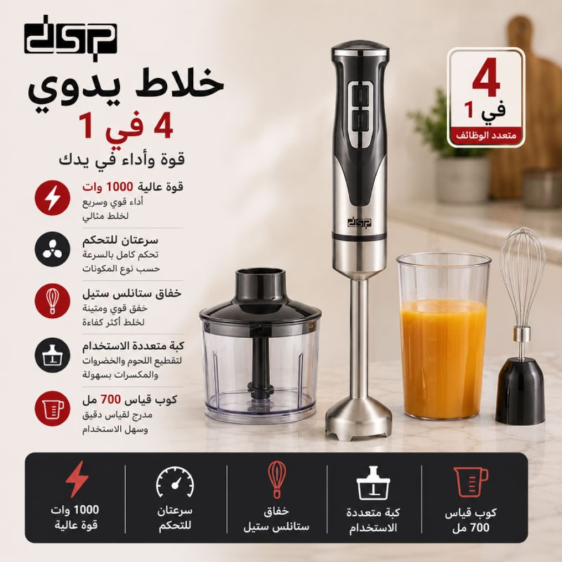 DSP KM1116 Hand Blender 700W