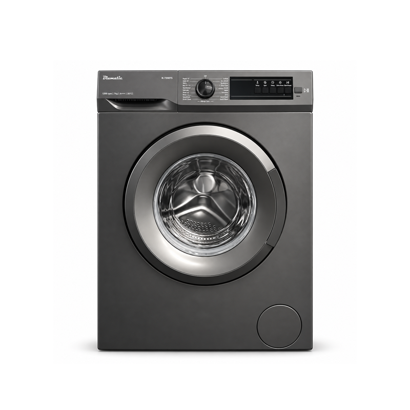 Blumatic BL7200TS 7kg 1200RPM 16 Program Washing Machine Silver