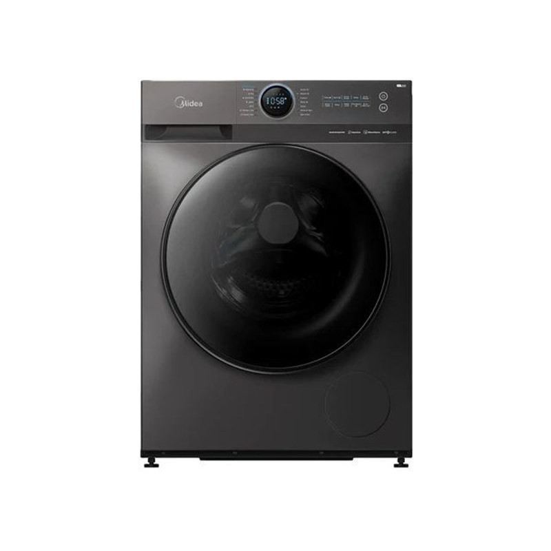 Midea MF100W80B/TT 8kg 1400RPM Inverter Quattro Steam Front Load Washing Machine