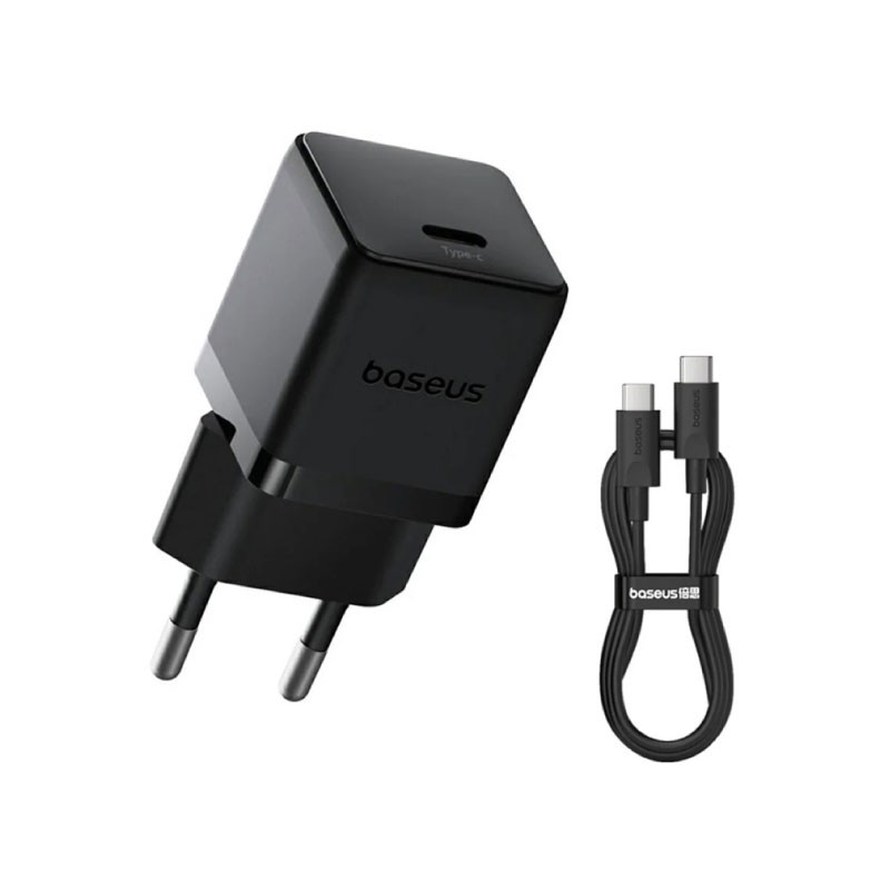 Baseus Palm Fast Charger 1C 20W EU Cluster Black
