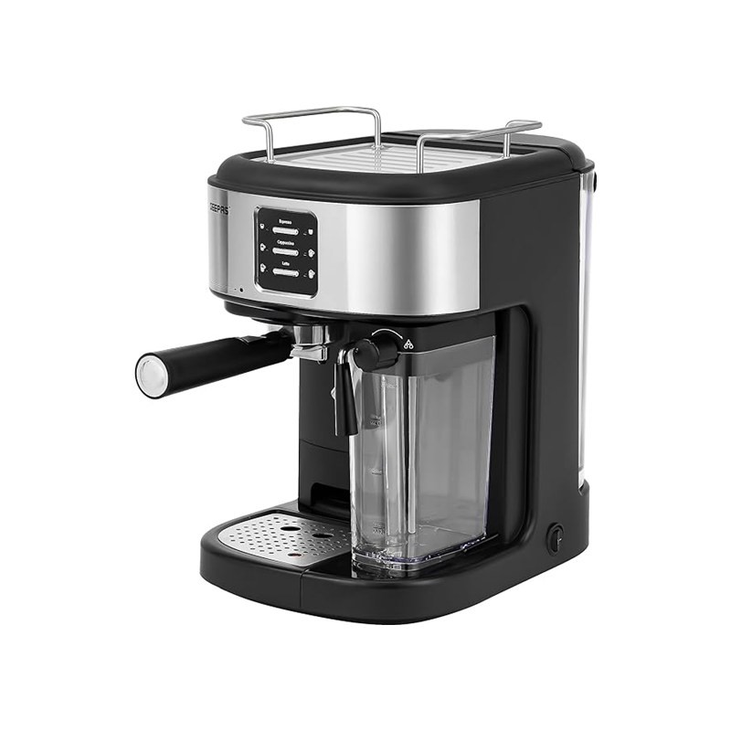 Geepas GCM1215SA 20-Bar 1.5L 1250W Espresso & Cappuccino Machine