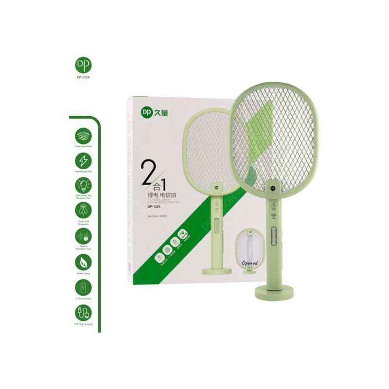 DP-1224 2-in-1 Rechargeable Mosquito Swatter 2000mAh