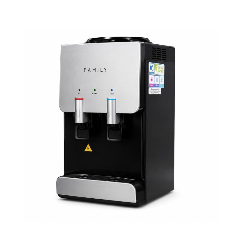 FAMILY WFD-1050S Hot & Cold ECO Tabletop Water Dispenser White & Silver