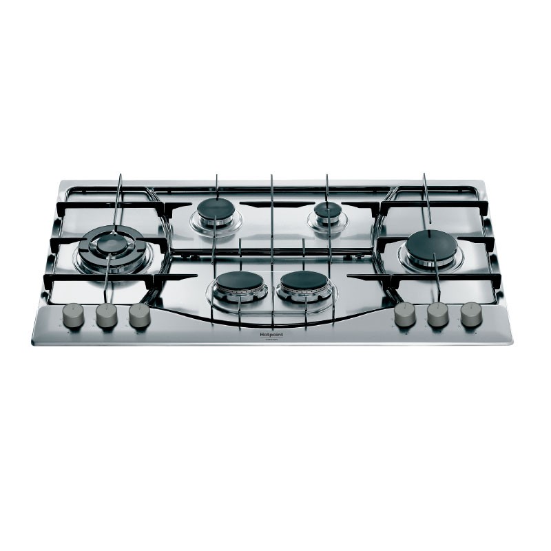 Ariston PHN 962 TS/IX/A 90 cm 6-Burner Built-in Gas Hob Stainless Steel