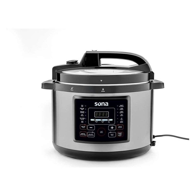 Sona SPC-80LH 8L 1300W Electric Pressure Cooker with 14 Programs