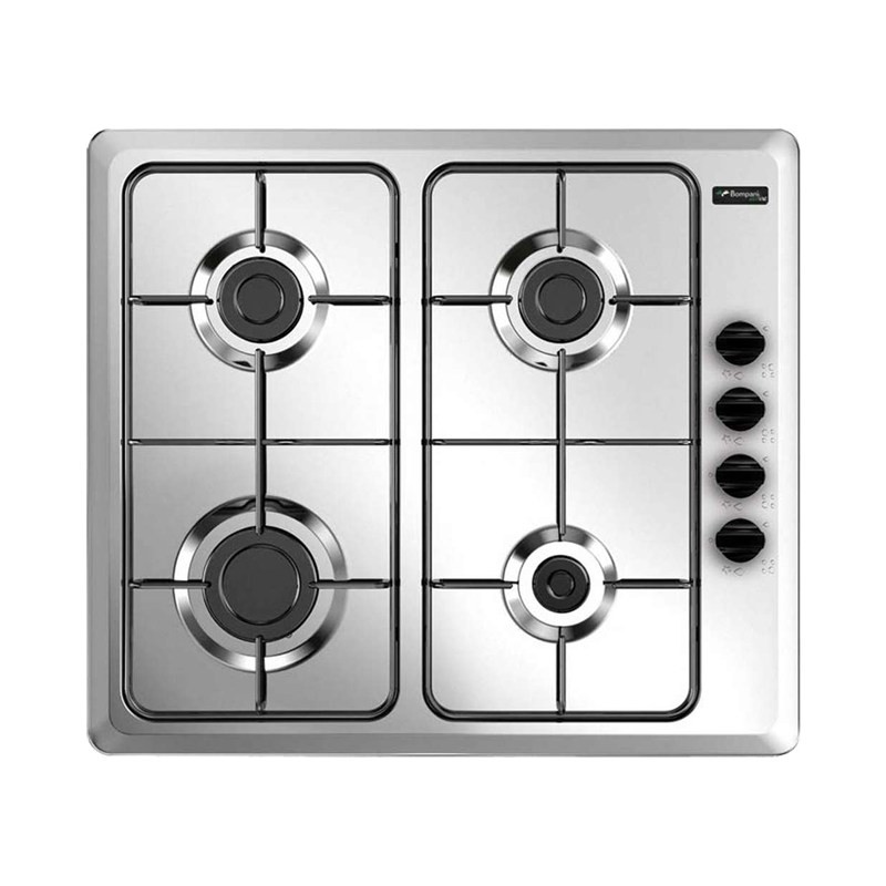 Bompani BI213CL/N 60cm 4-Burner Stainless Steel Built-In Gas Hob