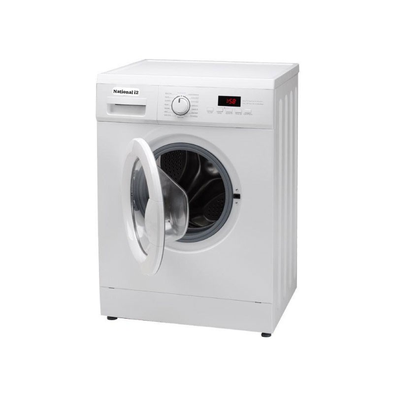 National i2 KJW-J008 6kg 1000 RPM Front Load Washing Machine Silver