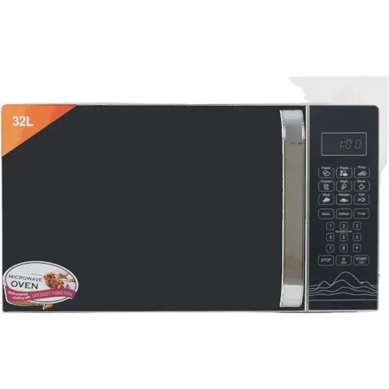 MEC MEC32LSS 32L Digital Microwave Silver