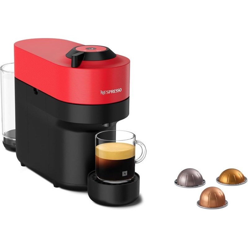 Nespresso Vertuo Pop GCV2 0.6L 1260W Coffee Machine Spicy Red