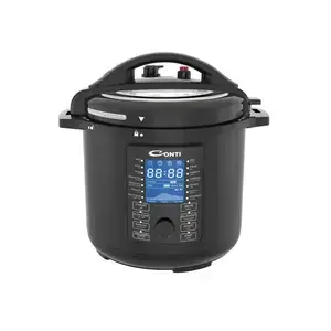 CONTI EPC10A008-BK 10L 1400W Electric Pressure Cooker with 15 Presets