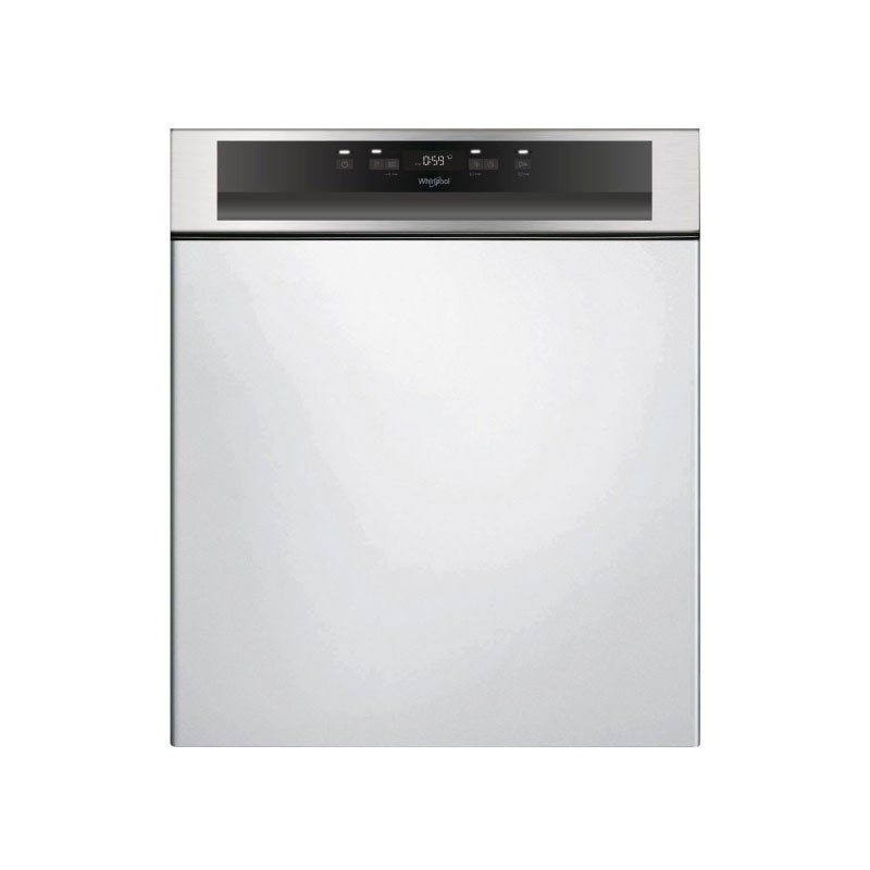 WHIRLPOOL WBC3C34PFX Built-in Dishwasher 14 Place Settings 8 Programs - Stainless Steel