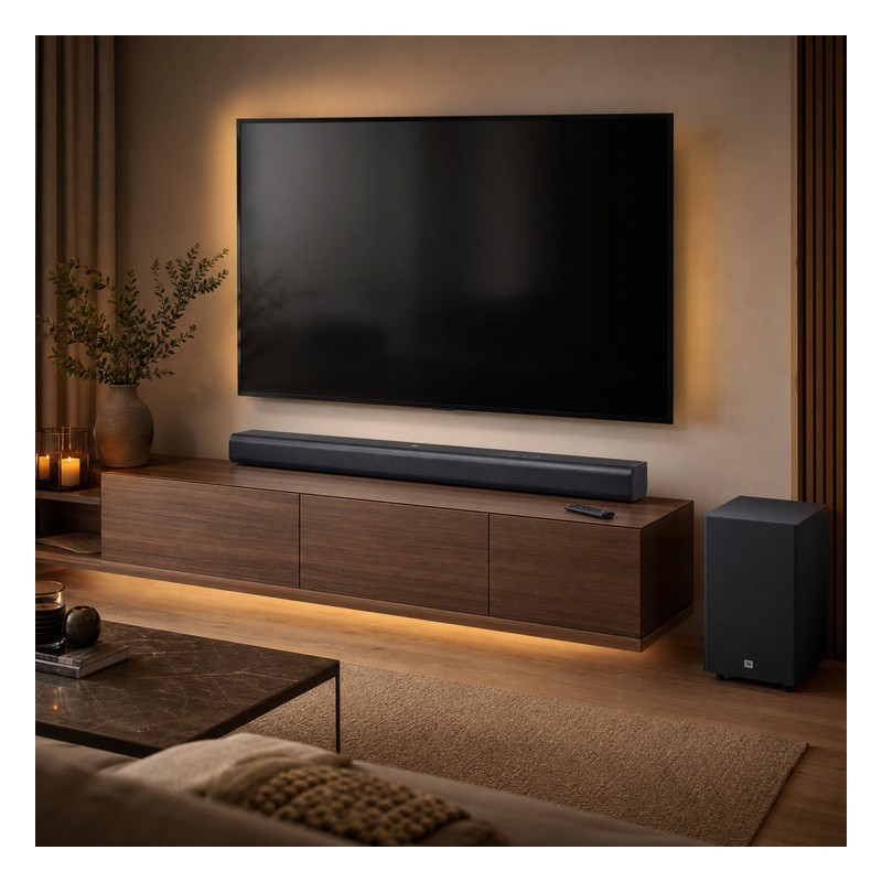 JBL SB580 3.1-Channel Soundbar with Wireless Subwoofer and 440W Output