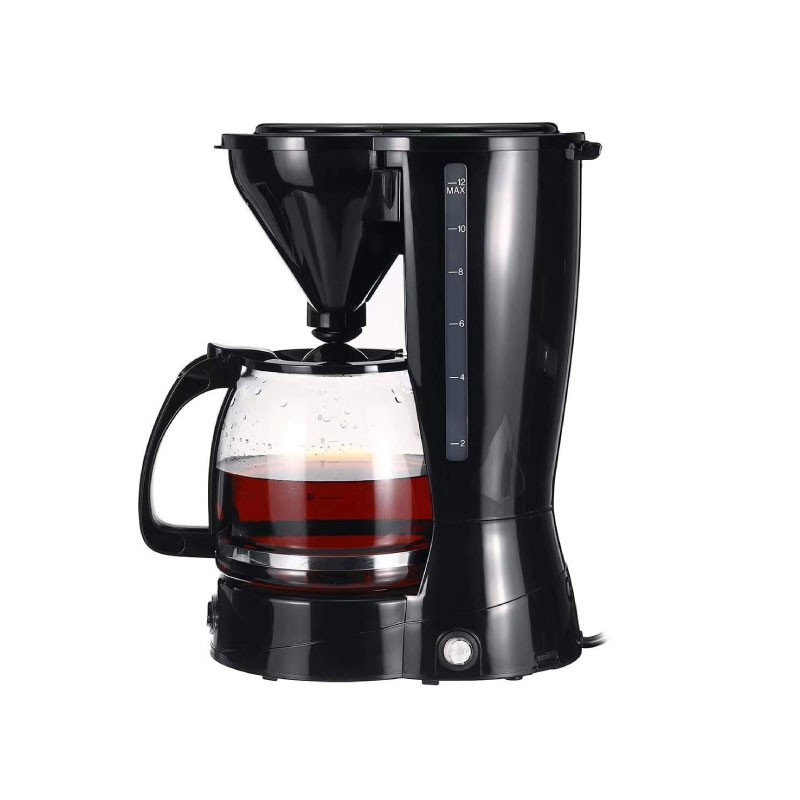 SOKANY CM-123A 1.5L 12-Cup 800W Drip Coffee Maker Black