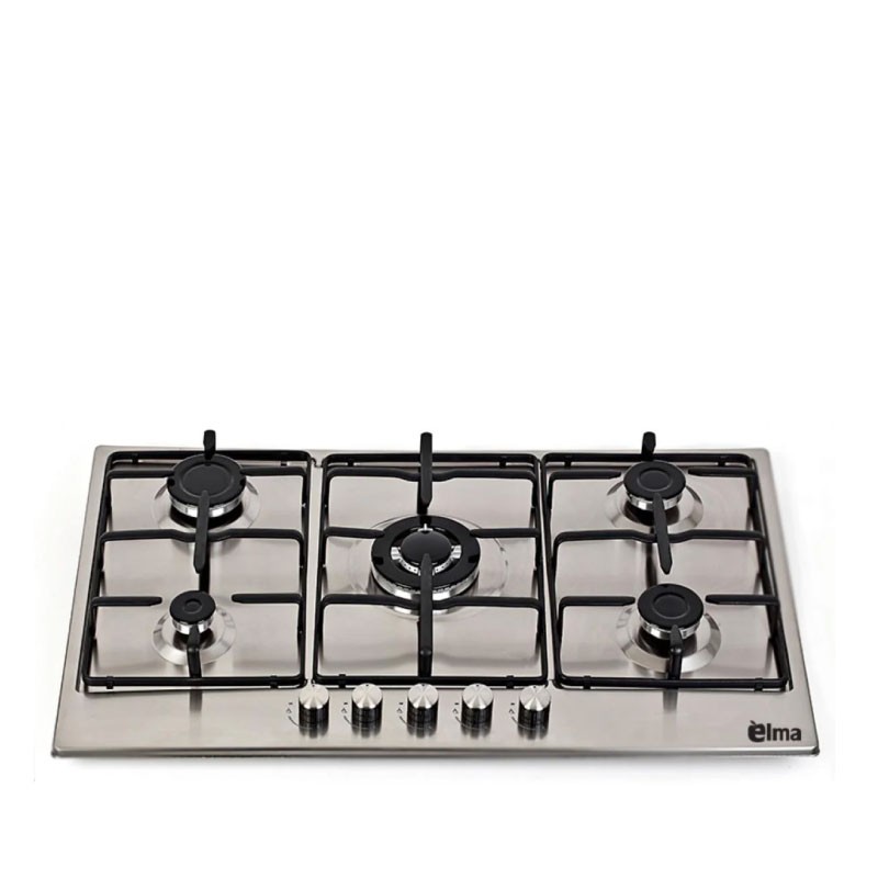 ELMA ELM-HD957 Built-in Gas Hob 90cm with 5 Burners - Stainless Steel