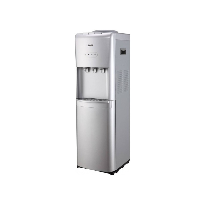 Sona YL-1345-S 3-Tap Hot Cold & Normal Compressor Water Dispenser Silver