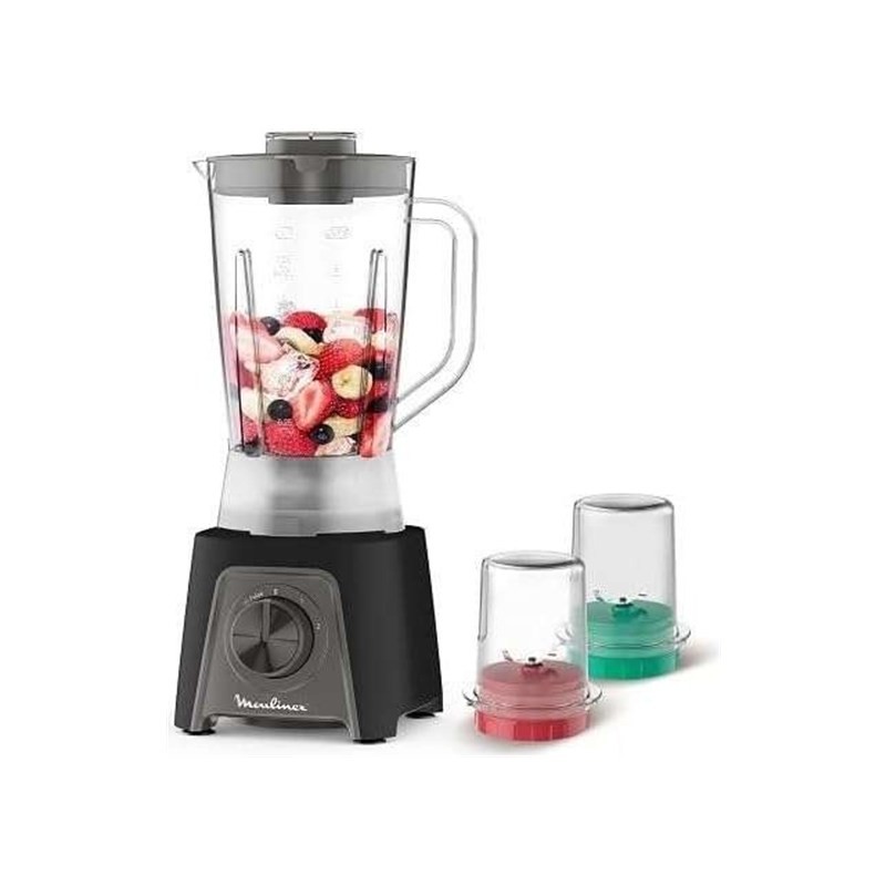 Moulinex LM2CR8M2 450W 1.5L Blender with Chopper & Grinder