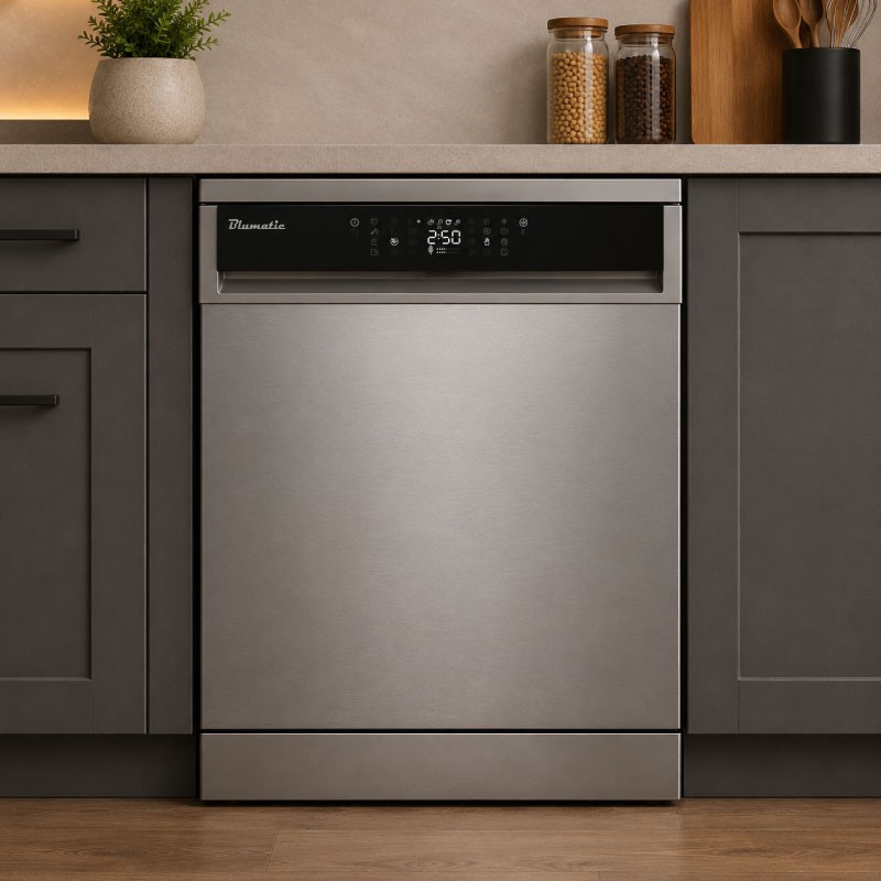 BLUMATIC BLD 10333 NX Dishwasher 15 Place Settings 10 Programs - Stainless Steel