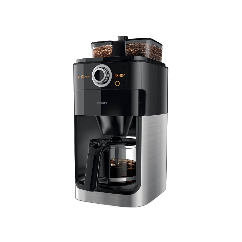 ماكينة قهوة فيليبس Grind & Brew HD7762/00 سعة 1.2 لتر قوة 1000 واط مع مطحنة