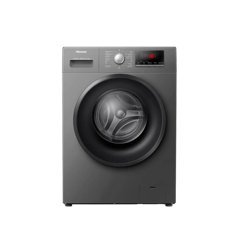 Hisense WFQP8012JT Automatic Washing Machine 8kg - Silver