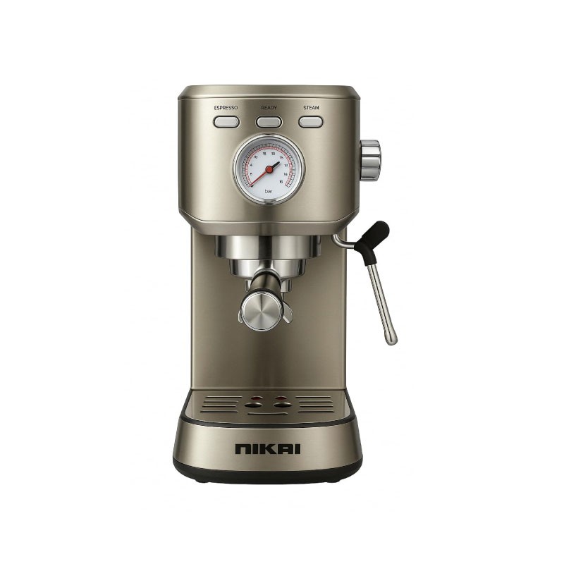 Nikai NEM330A 20-Bar 1250–1450W Espresso Machine Stainless Steel