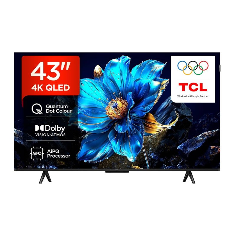 TCL 43P7K 43-Inch QLED 4K Smart Google TV