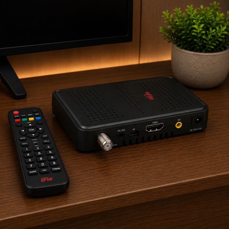 FTE Lens Full HD 1080P Receiver - Black
