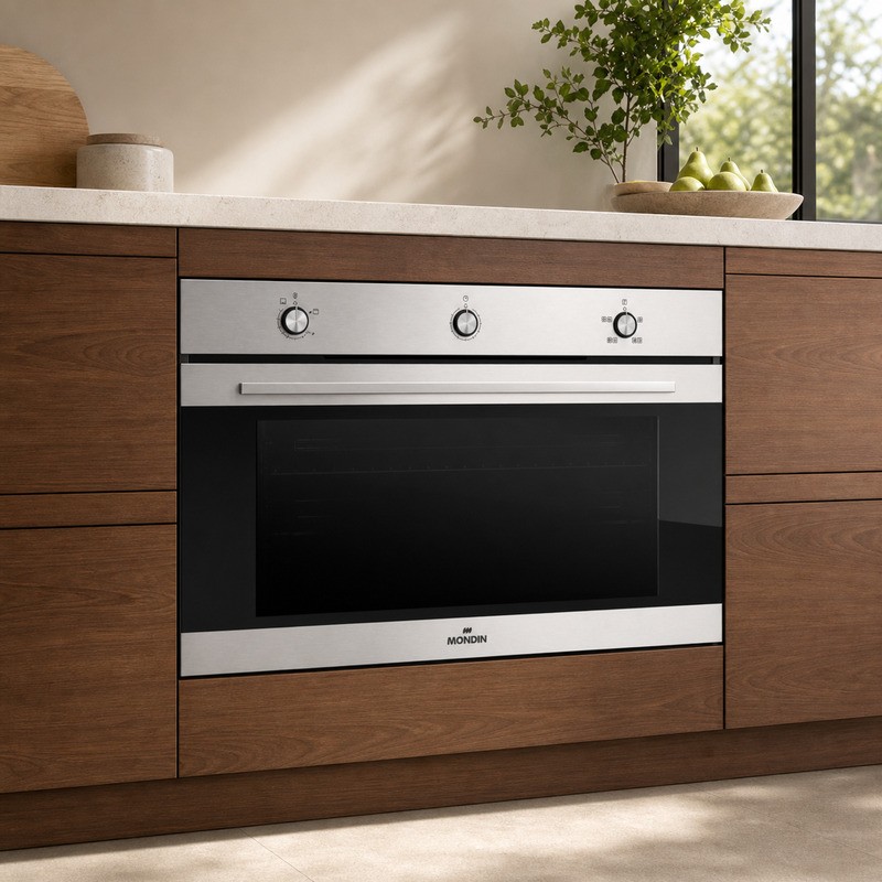 MONDIN FM90XH04M 90cm Built-In Gas Oven - Stainless Steel