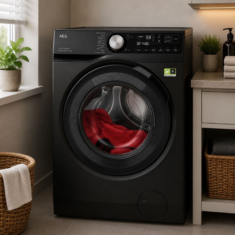 AEG LF8394U4O Automatic Washing Machine 9KG 1400RPM - Black