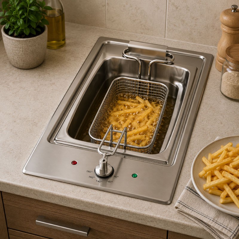 SMEG PGF30F Built-in Fryer 2200W - Stainless Steel