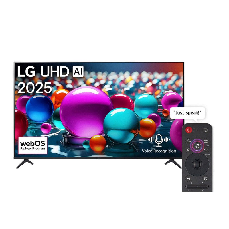 LG 55UA85006LA 55-Inch 4K UHD Smart TV with webOS 25 and α7 AI Processor Gen8