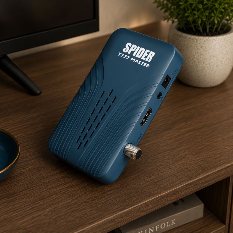 SPIDER T777 Elite 4K Smart Receiver - Black