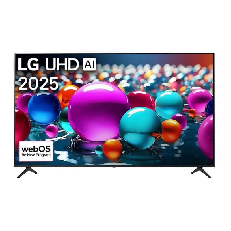 LG 65UA85006LA 65-Inch 4K UHD Smart TV with webOS 25 and α7 AI Processor Gen8