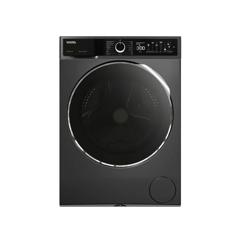 Vestel WDB9B14T3DX 9kg Wash / 6kg Dry 1400 RPM Steam Washer Dryer Dark Gray