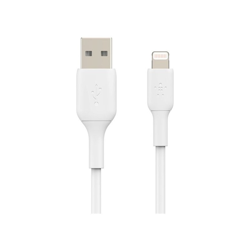 Belkin BoostCharge CAA001BT1MWH USB-A to Lightning Cable 1m White