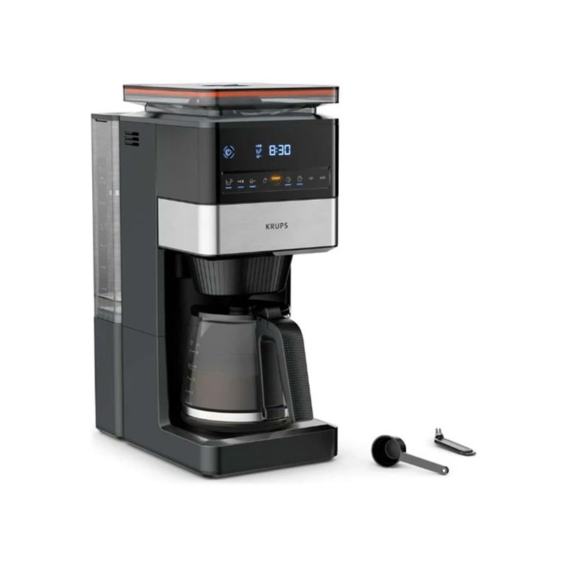 ماكينة قهوة كروبس Grind Aroma XL KM8428M0 سعة 1.5 لتر قوة 1050 واط مع مطحنة