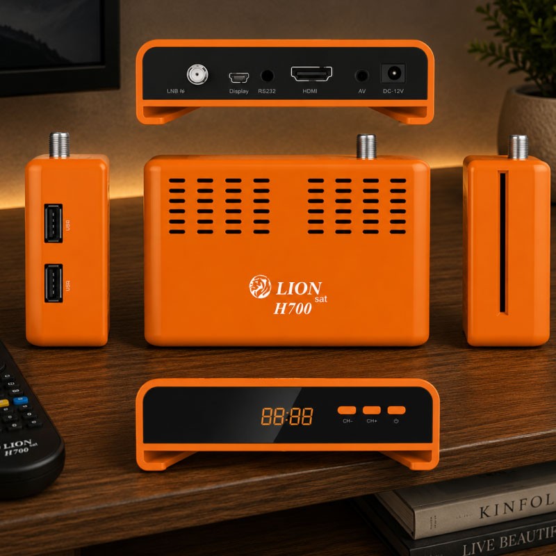 LION SAT H700 Full HD 1080P Receiver - Black
