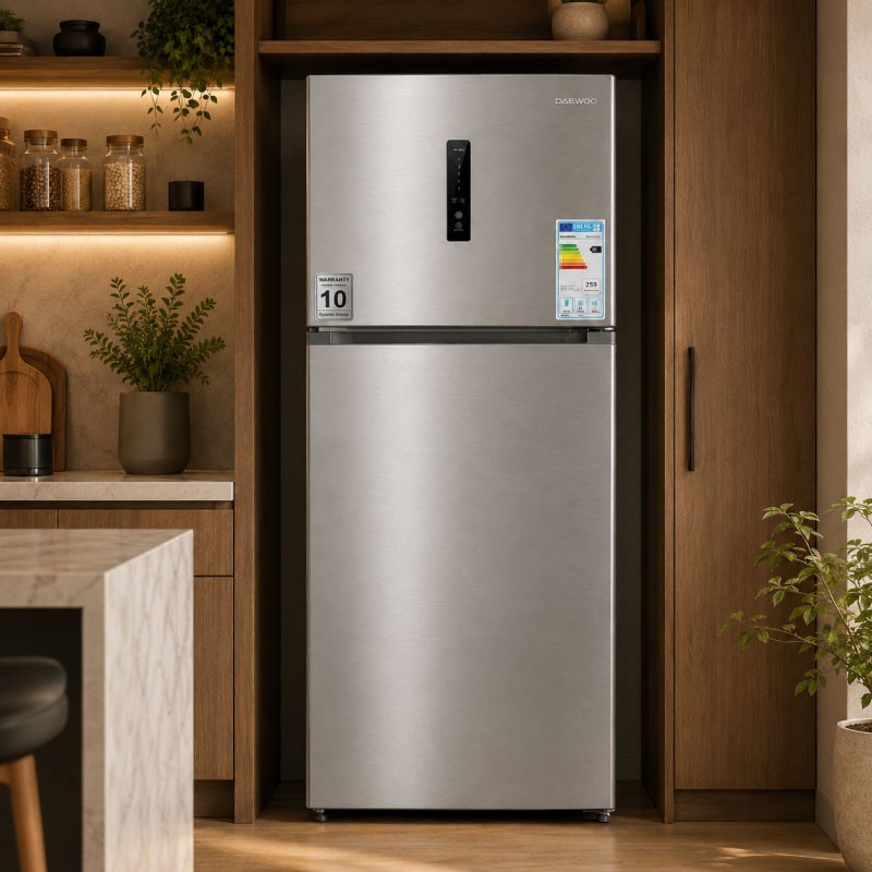 DAEWOO DE-TMF505 SS Refrigerator 410L No Frost - Stainless Steel