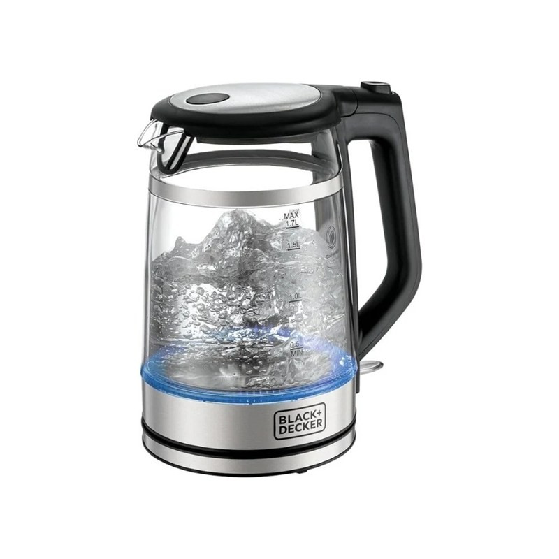 BLACK+DECKER GK220-B5 1.7L 2200W Glass Electric Kettle