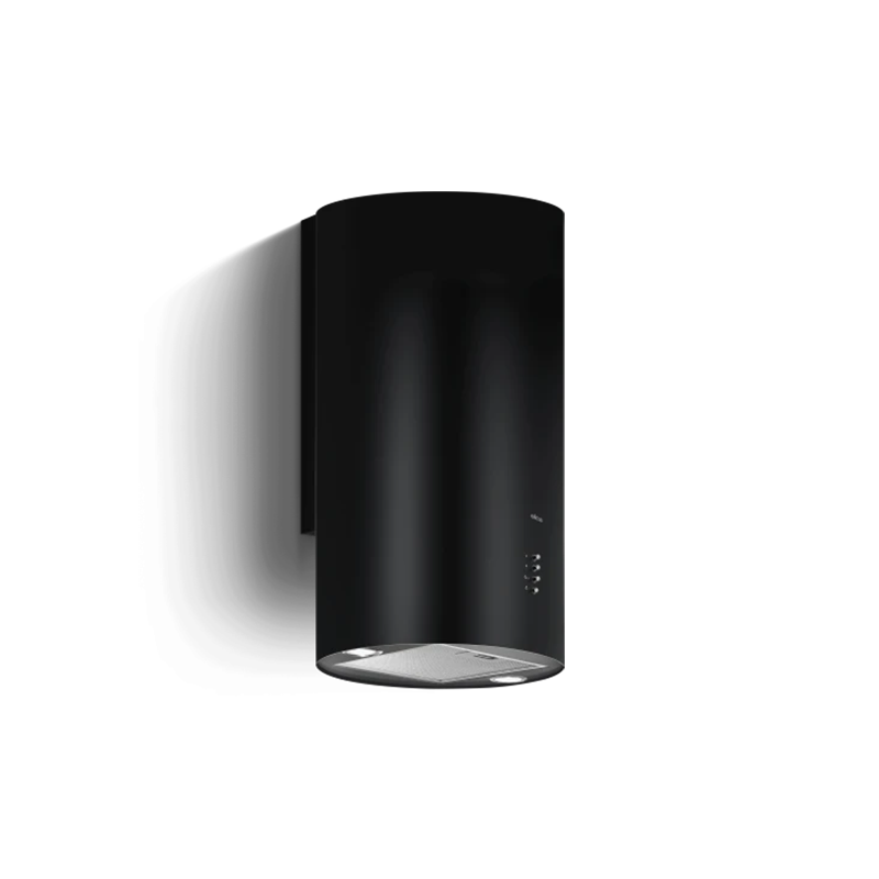 Elica TUBE PRO BL MAT/A/43 43 cm Black Matte Wall-Mounted Cooker Hood
