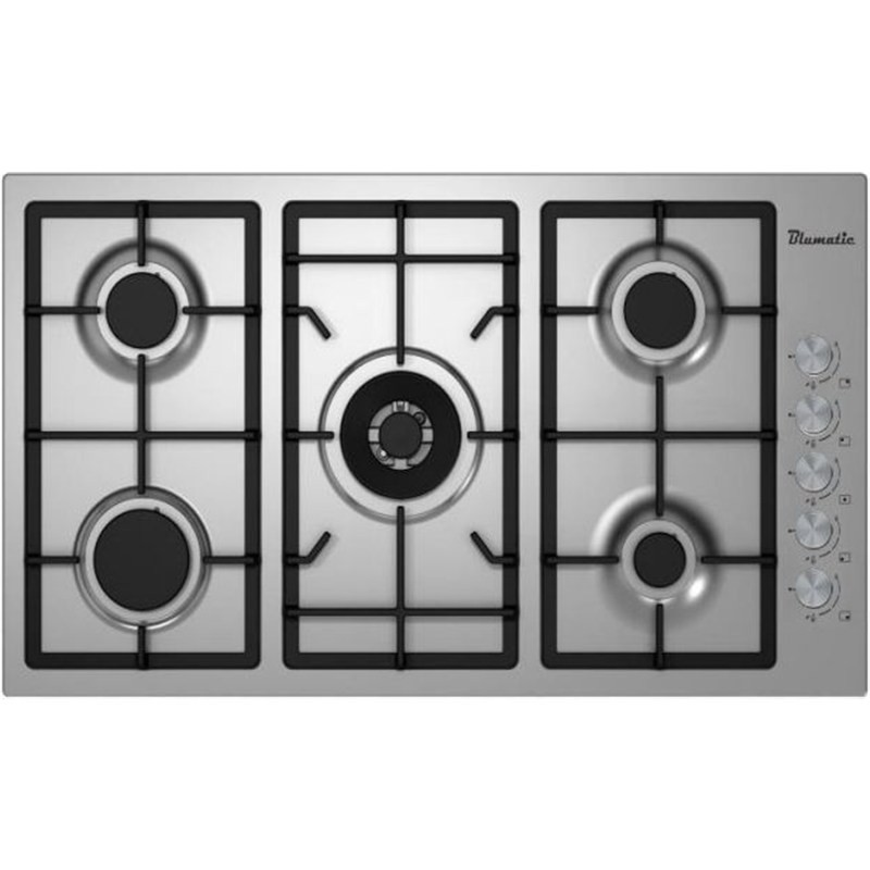 BLUMATIC BLH905SSS 90cm 5-Burner Stainless Steel Built-In Gas Hob