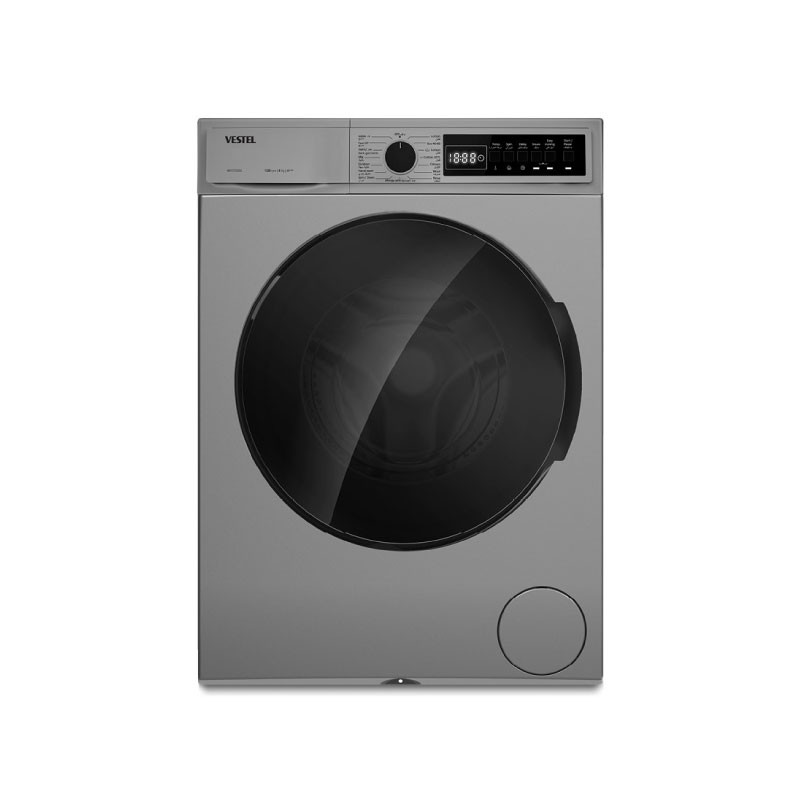 Vestel W812T2TDSS-JO 8kg 1200RPM Inverter Steam Front Load Washing Machine
