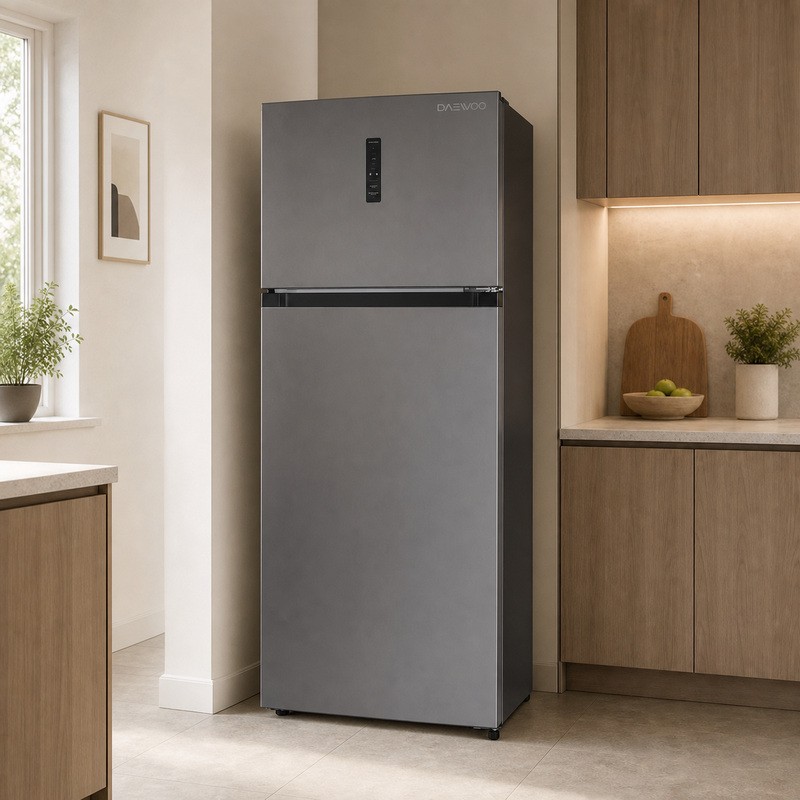 DAEWOO DE-TMF590SS Refrigerator 465L No Frost - Stainless Steel
