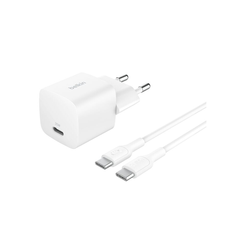 Belkin BoostCharge WCA012KQ1MWH-B6 25W USB-C Wall Charger with 1m Cable