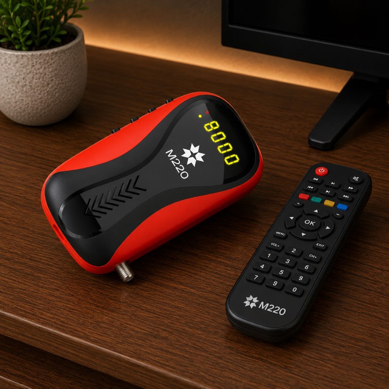 MEDIA STAR M220 Full HD 1080P Receiver - Black
