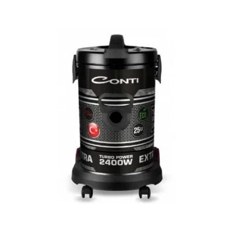 Conti VD-M24XL04-BL 2400W 25L Drum Vacuum Cleaner with Blower Function