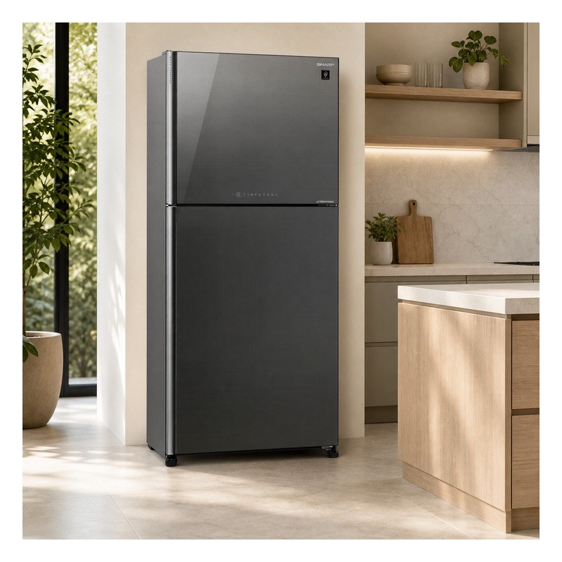 SHARP SJ-GT760G-DS1 Refrigerator 594L No Frost Inverter A++ - Dark Silver