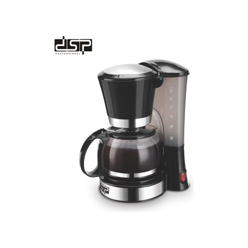 DSP KA3082 0.6L 6-Cup 550W Drip Coffee Maker Black