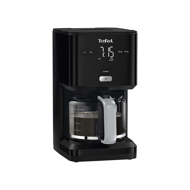 ماكينة قهوة تيفال Smart'n Light CM600840 سعة 1.25 لتر 15 كوب قوة 1000 واط