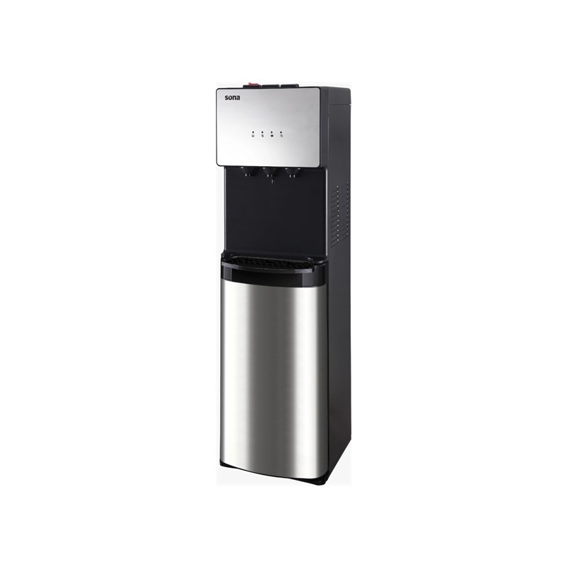 Sona YL-1566S Bottom Load 3-Tap Hot Cold & Normal Water Dispenser Stainless Steel